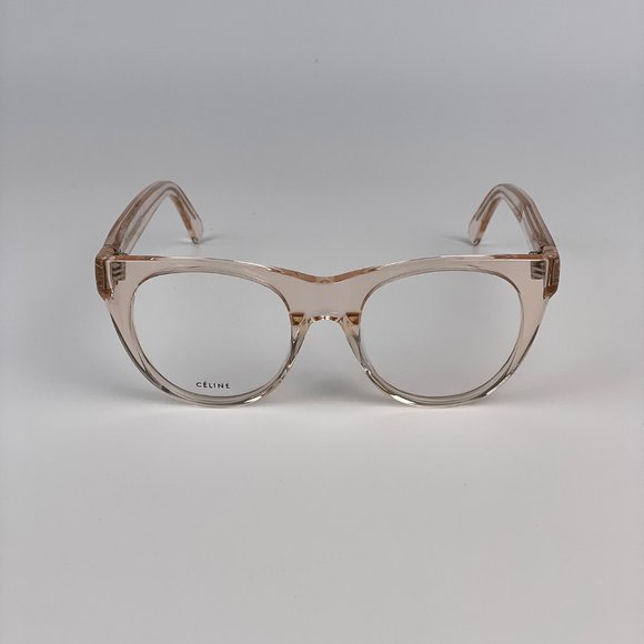 Celine Eyeglasses CL50019I 072 Transparent Light Pink Cat Eye Unisex - Picture 3 of 8